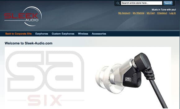 Sleek Audio Store